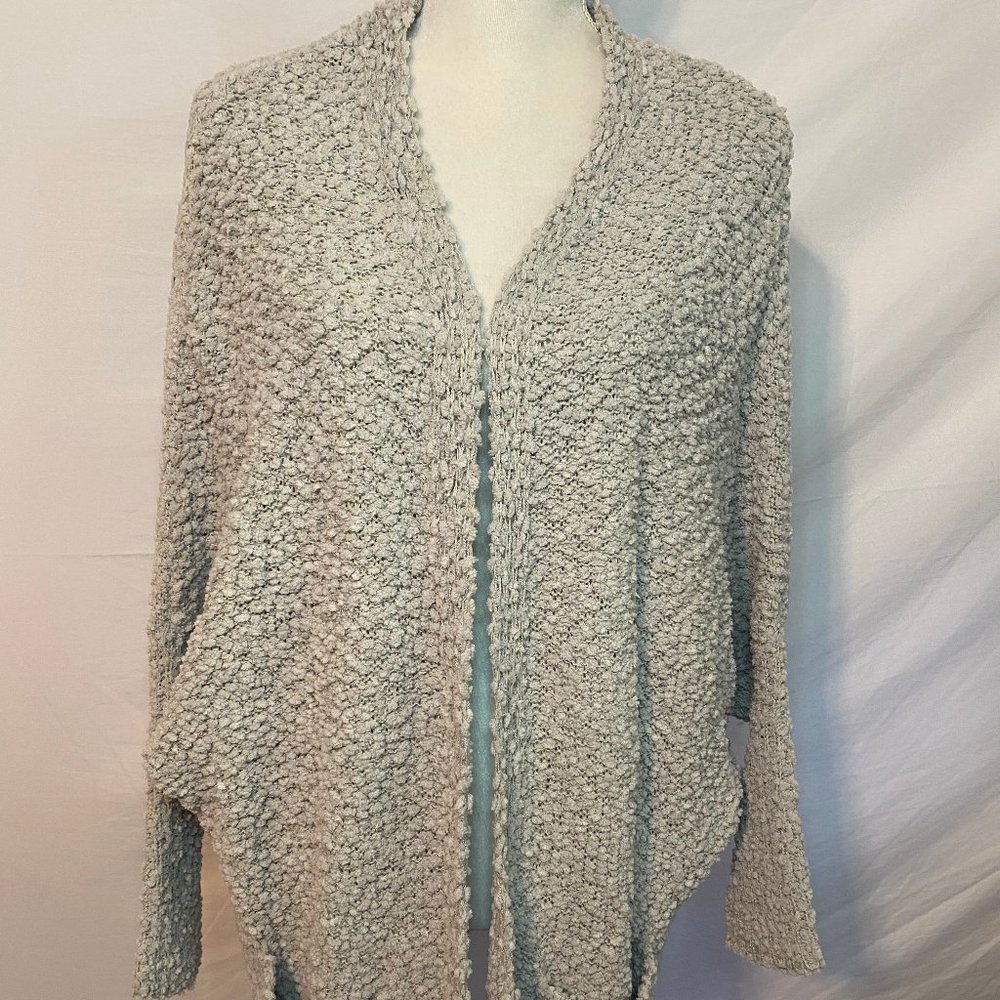 Popcorn Dolman Sleeve Cardi